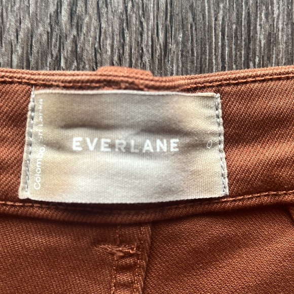 Everlane The Straight-Leg Crop in Cocoa Brown - Size 0 - Picture 7 of 9